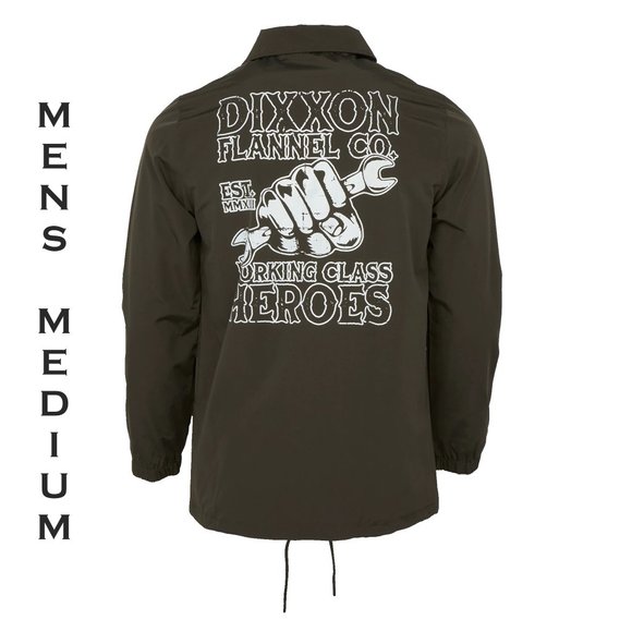 DIXXON - WORKING CLASS FIST Coaches Jacket - Windbreaker - Men’s M - Picture 1 of 10